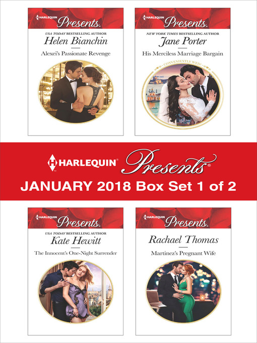 Title details for Harlequin Presents January 2018--Box Set 1 of 2 by Helen Bianchin - Wait list